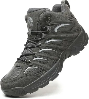 Mens Military Tactical Boots Waterproof Hiking Boots Casual Work Boots Outdoor Hiking Motorcycle Combat Boots Military Desert Boots Lightweight Comfortable All Day Work Boots