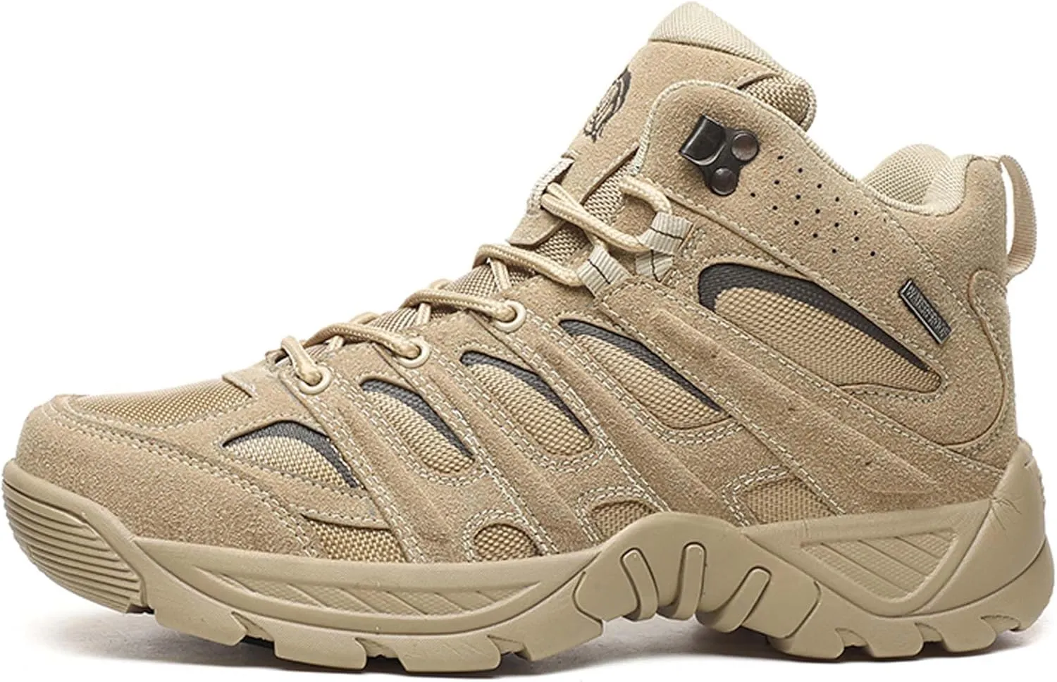 Mens Military Tactical Boots Waterproof Hiking Boots Casual Work Boots Outdoor Hiking Motorcycle Combat Boots Military Desert Boots Lightweight Comfortable All Day Work Boots