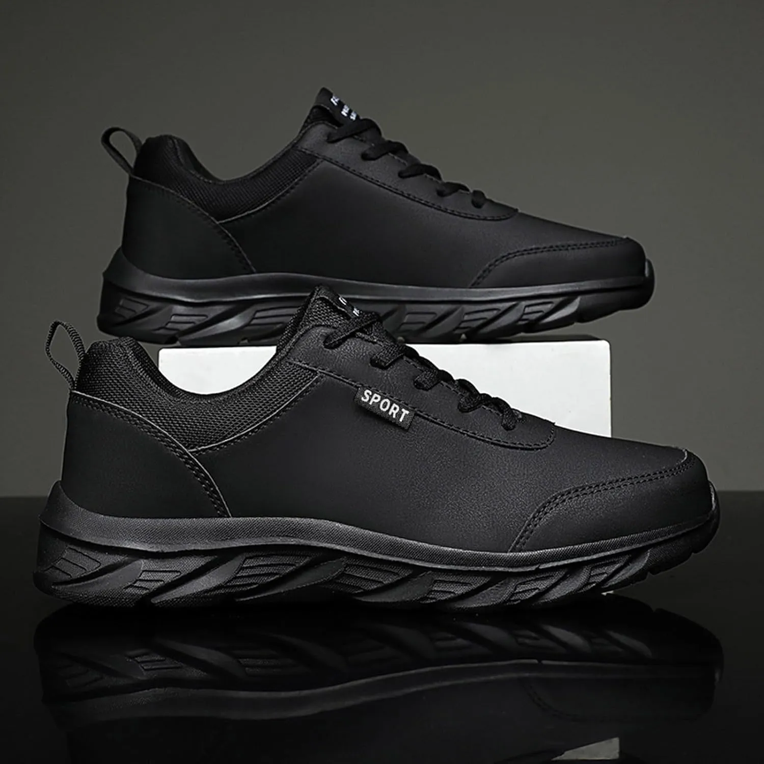 Men's Orthopedic Comfortable Lace Up Shoes Breathable Mesh Comfortable Tennis Shoe Men's Business Casual Shoes