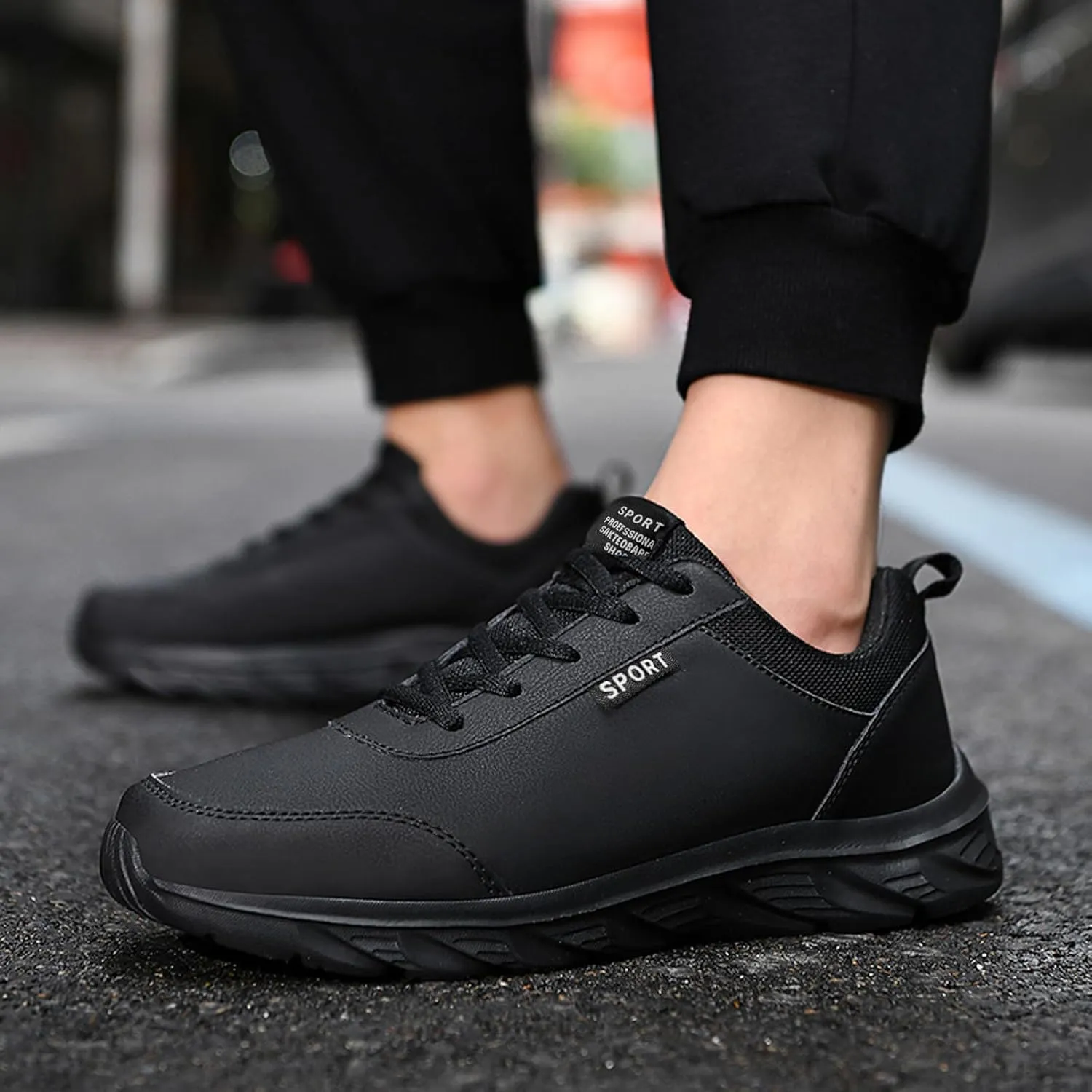 Men's Orthopedic Comfortable Lace Up Shoes Breathable Mesh Comfortable Tennis Shoe Men's Business Casual Shoes
