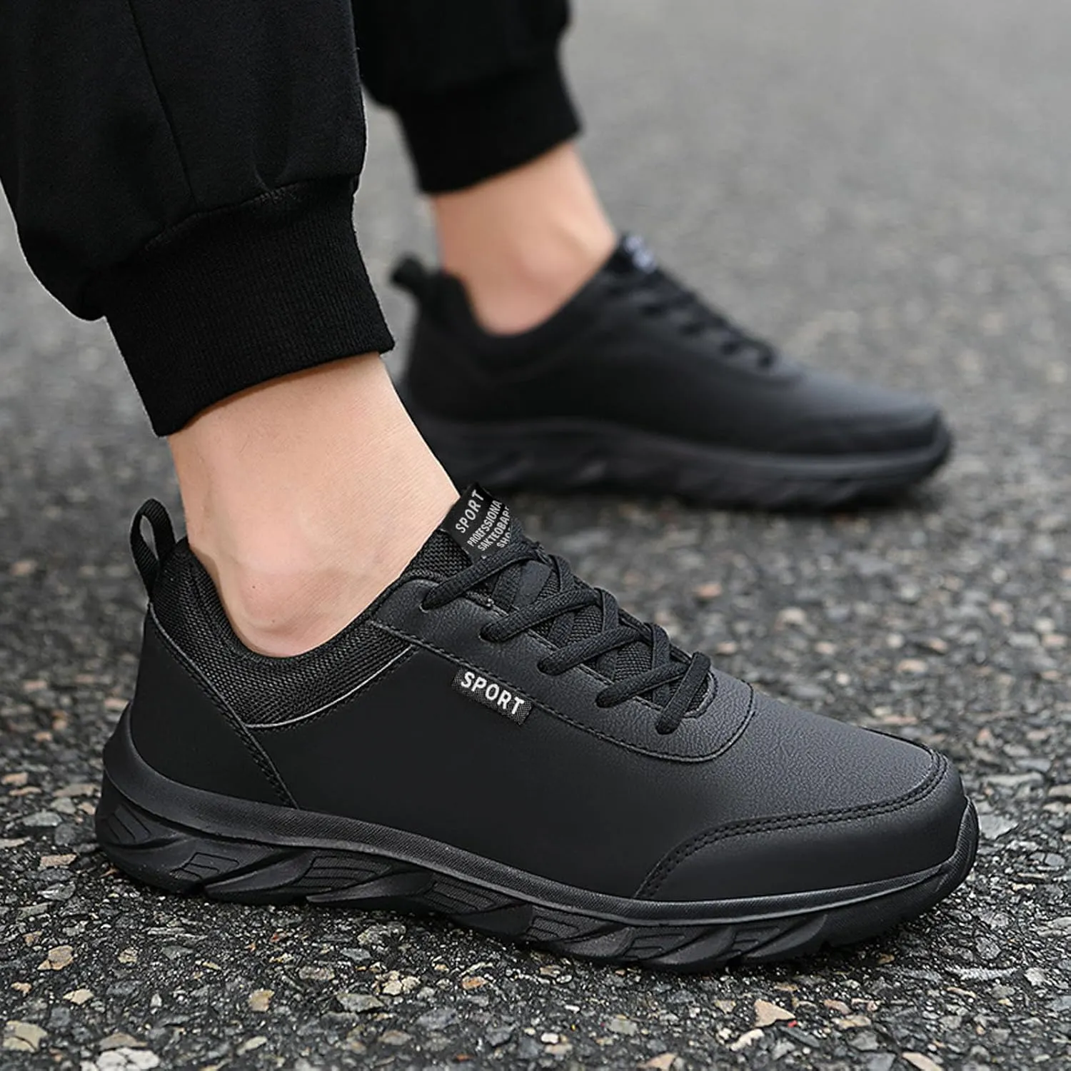 Men's Orthopedic Comfortable Lace Up Shoes Breathable Mesh Comfortable Tennis Shoe Men's Business Casual Shoes