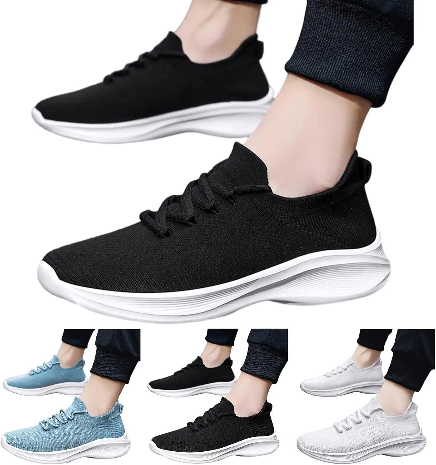 Men's Orthopedic Comfortable Slip-On Shoes Slip-On Comfortable Light-Weight Shoe Arch Support Plantar Fasciitis