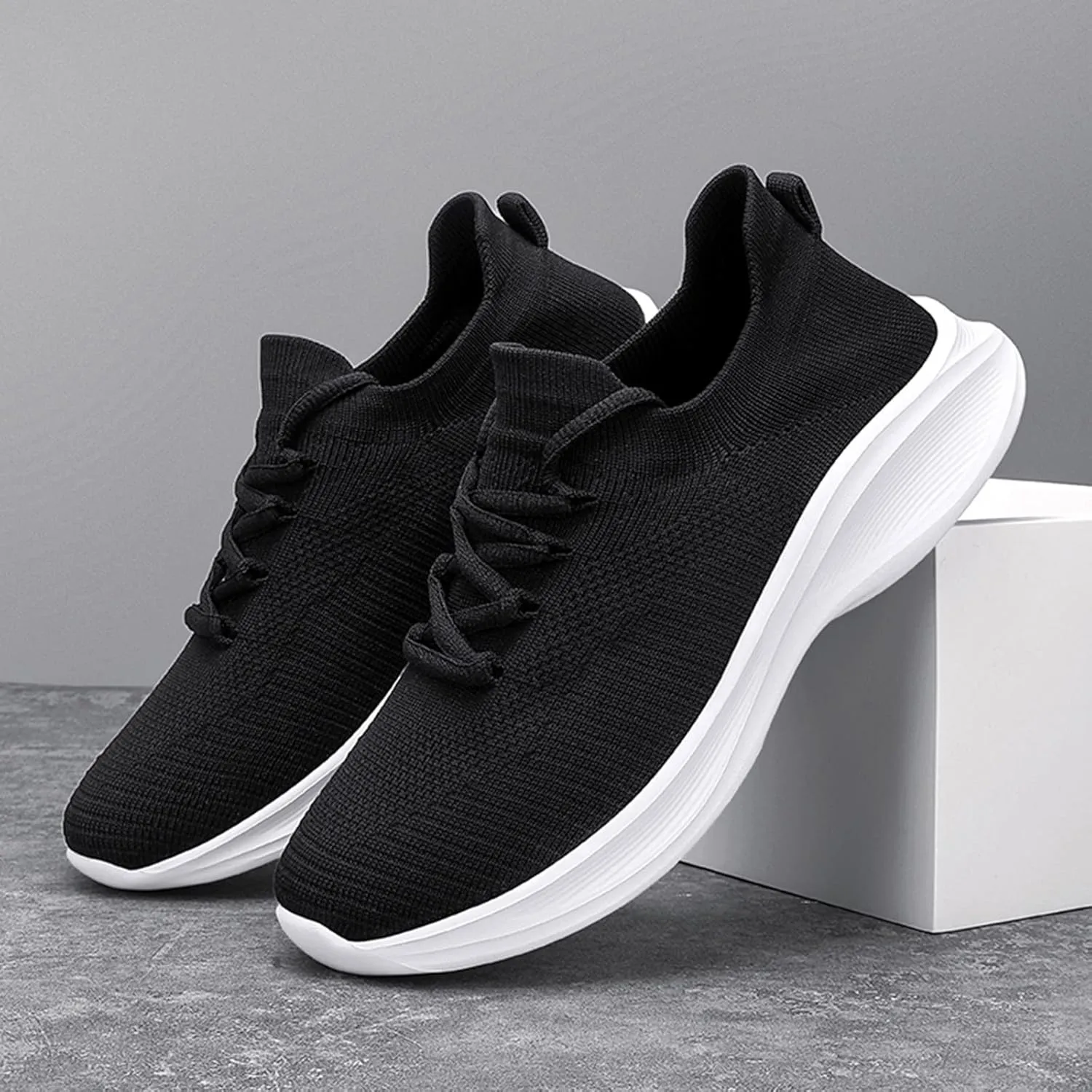 Men's Orthopedic Comfortable Slip-On Shoes Slip-On Comfortable Light-Weight Shoe Arch Support Plantar Fasciitis