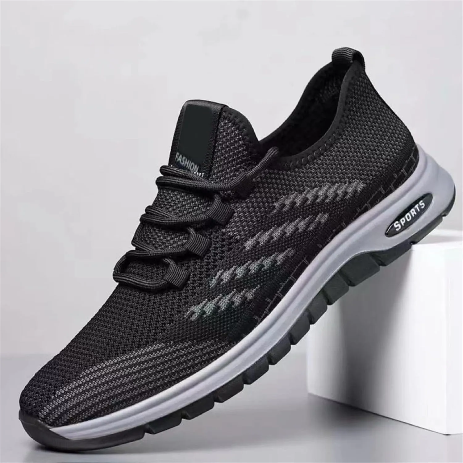 Men's Orthopedic Walking Shoes Sneakers for Men 2025 Casual Mesh Summer Outdoor Breathable Lightweight Closed Toe Lace up Low Top Casual Shoe