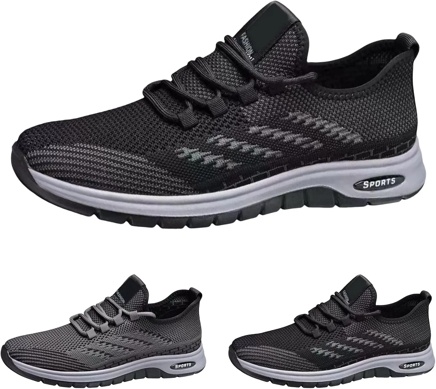 Men's Orthopedic Walking Shoes Sneakers for Men 2025 Casual Mesh Summer Outdoor Breathable Lightweight Closed Toe Lace up Low Top Casual Shoe
