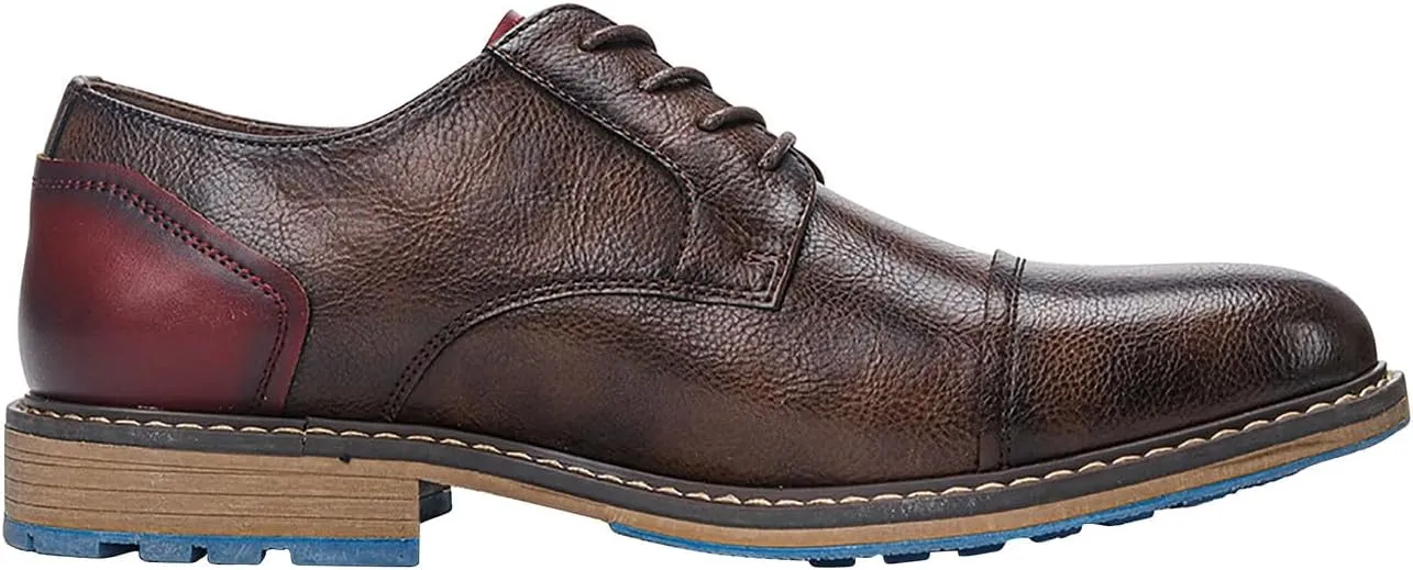Mens Oxfords Formal Dress Leather Dress Wedding Business Fashion Tuxedo Walking Shoes for Men