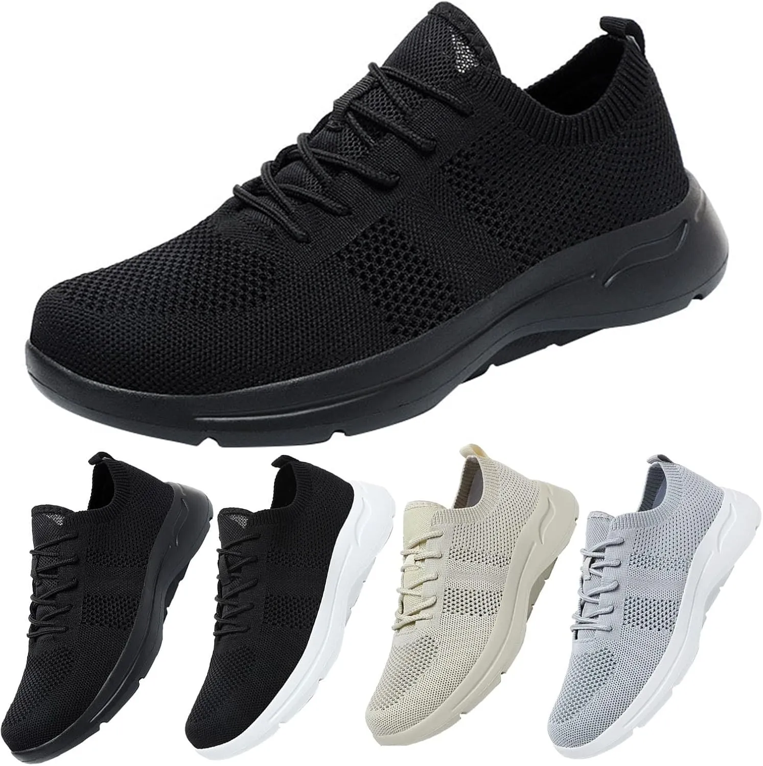 Mens Oxfords Lace-Up Lightweight Casual Walking Shoes Running Shoes for Women Wide White Casual Shoes Casual Sneakers Brown Tennis Shoe Loafers Dress Shoe