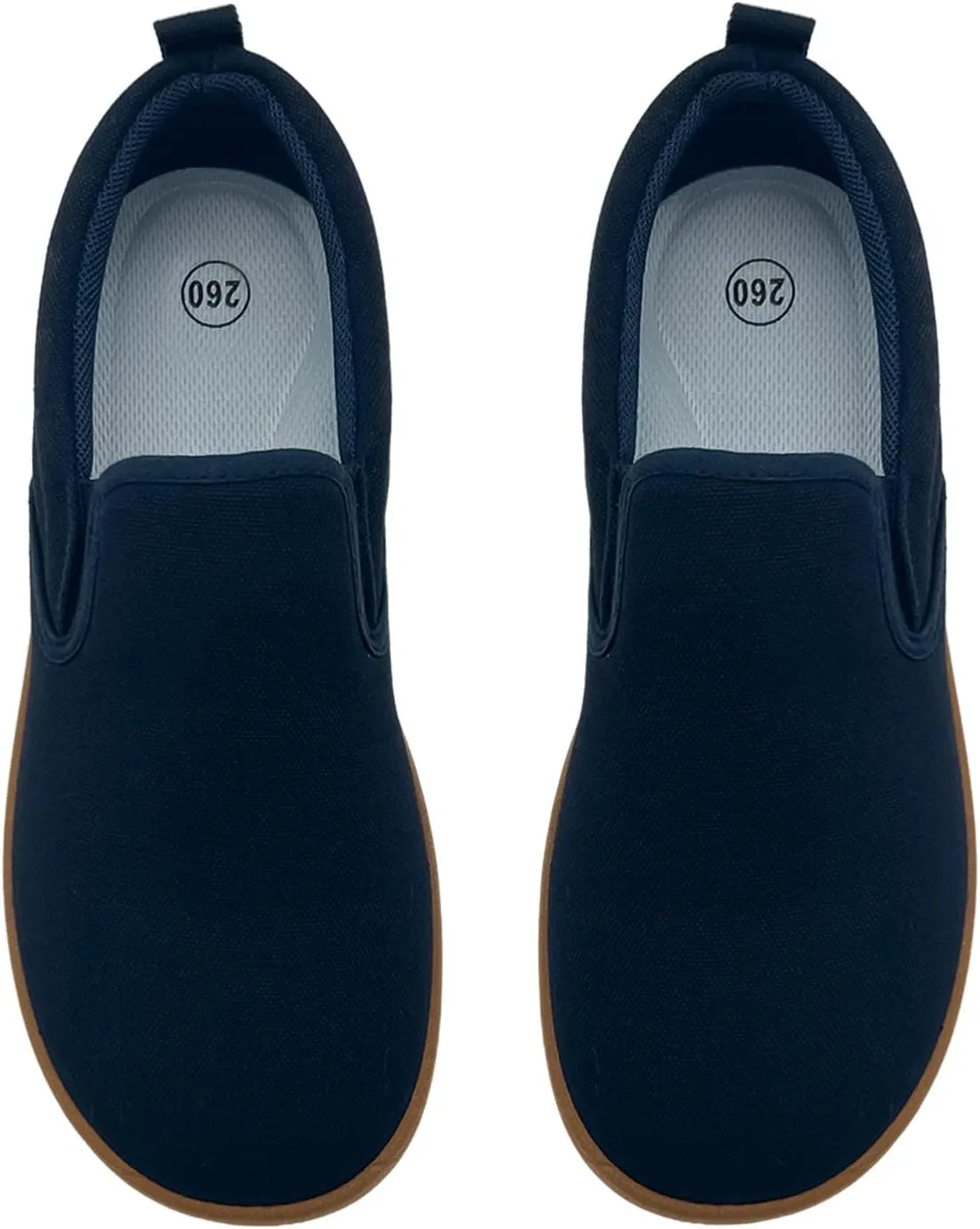 Mens Slip-on Shoes Loafers Casual Walking Shoes Hands Free Canvas Fashion Sneakers