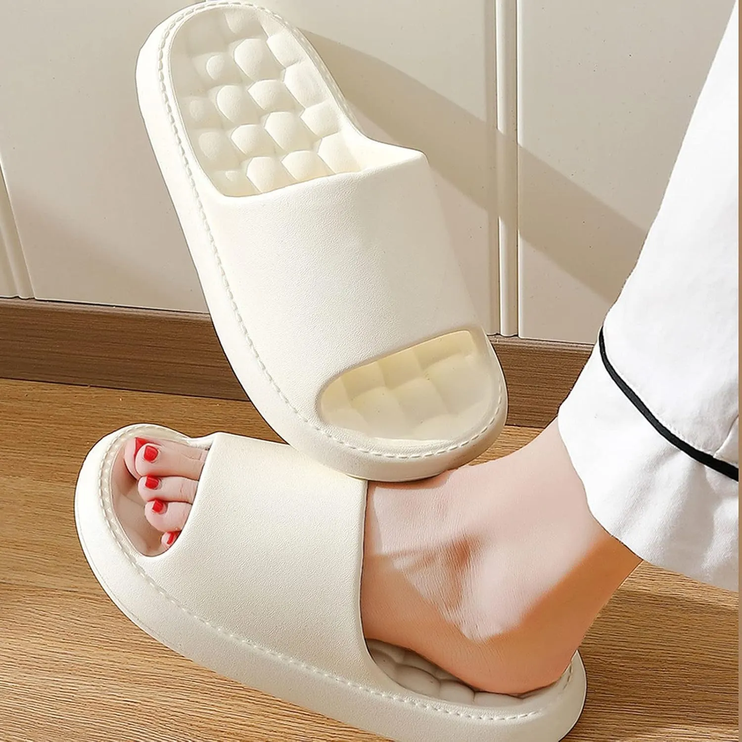 Mens Slippers Slides for Women Mens Slides Womens Soft Sole Comfortable Drainage Hole Slippers
