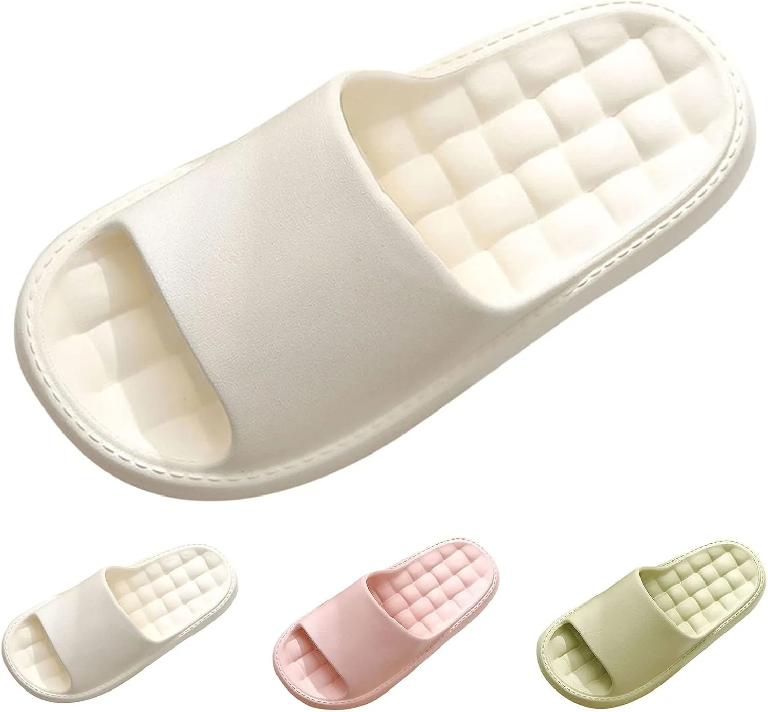Mens Slippers Slides for Women Mens Slides Womens Soft Sole Comfortable Drainage Hole Slippers