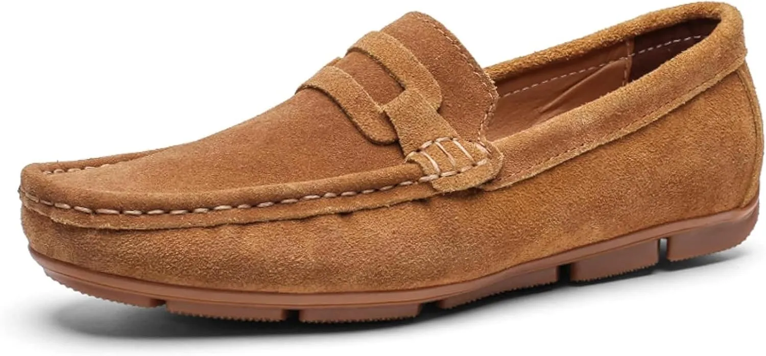 Men's Soft Boat Shoes, Driving Loafers, Casual Flat Shoes, Men's Sliding Sleeves, Penny Loafers