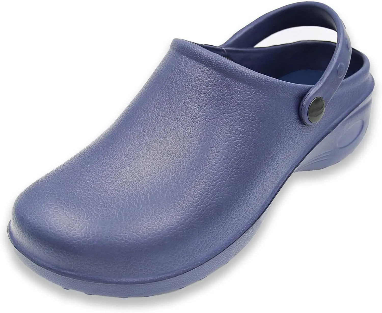 Men's Solid Slingback Black Garden Clogs
