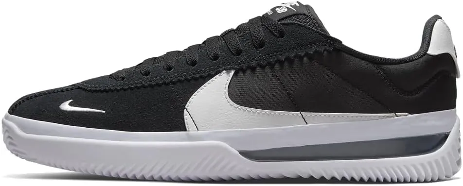Nike BRSB Skate Shoes (DH9227-001, Black/Black/White/White) Size 10.5