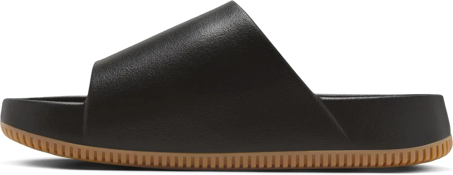 Nike Calm Men's Slides (FD4116-003, Black/Gum Medium Brown/Black)