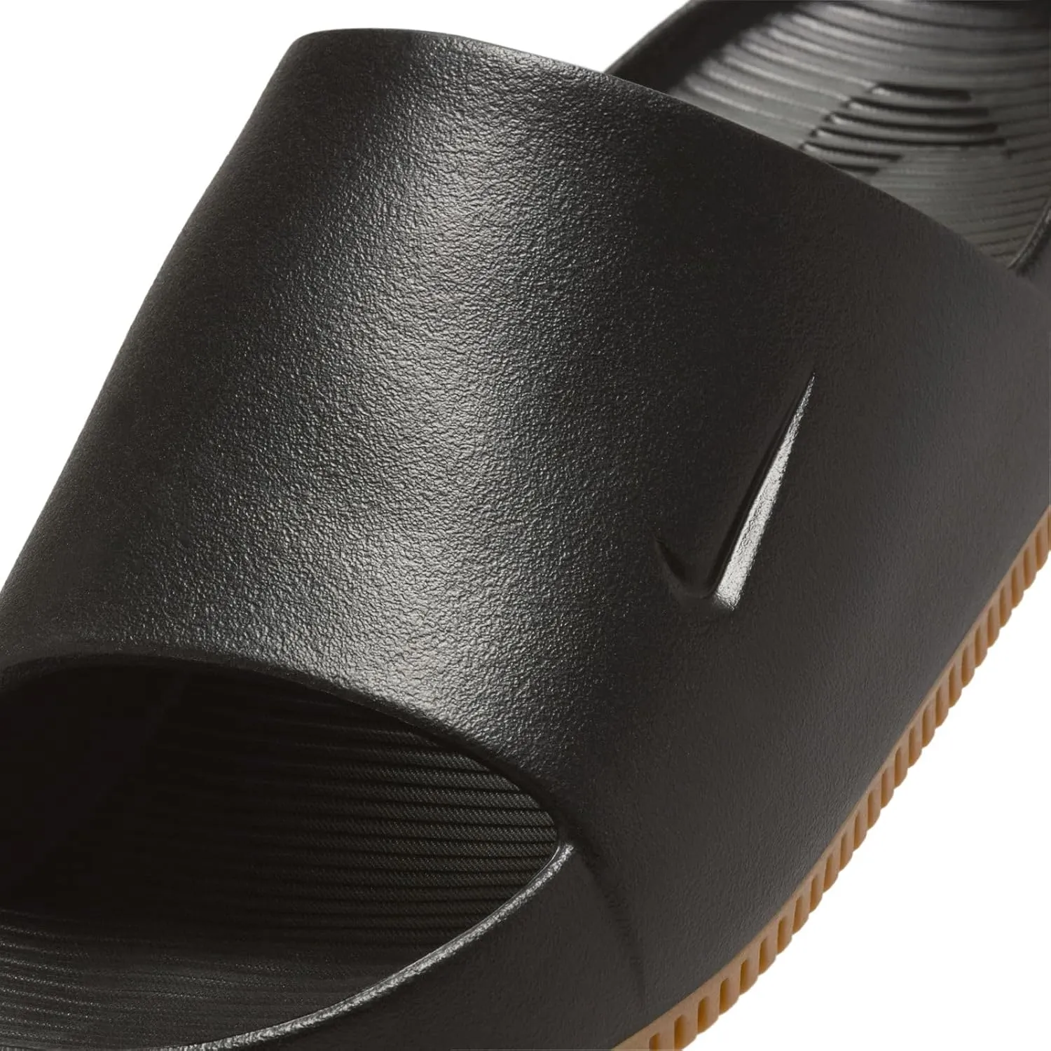 Nike Calm Men's Slides (FD4116-003, Black/Gum Medium Brown/Black)