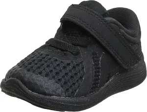 Nike Unisex-Child Revolution 4 (TDV) Running Shoe, Black/Black, 2C Regular US Toddler