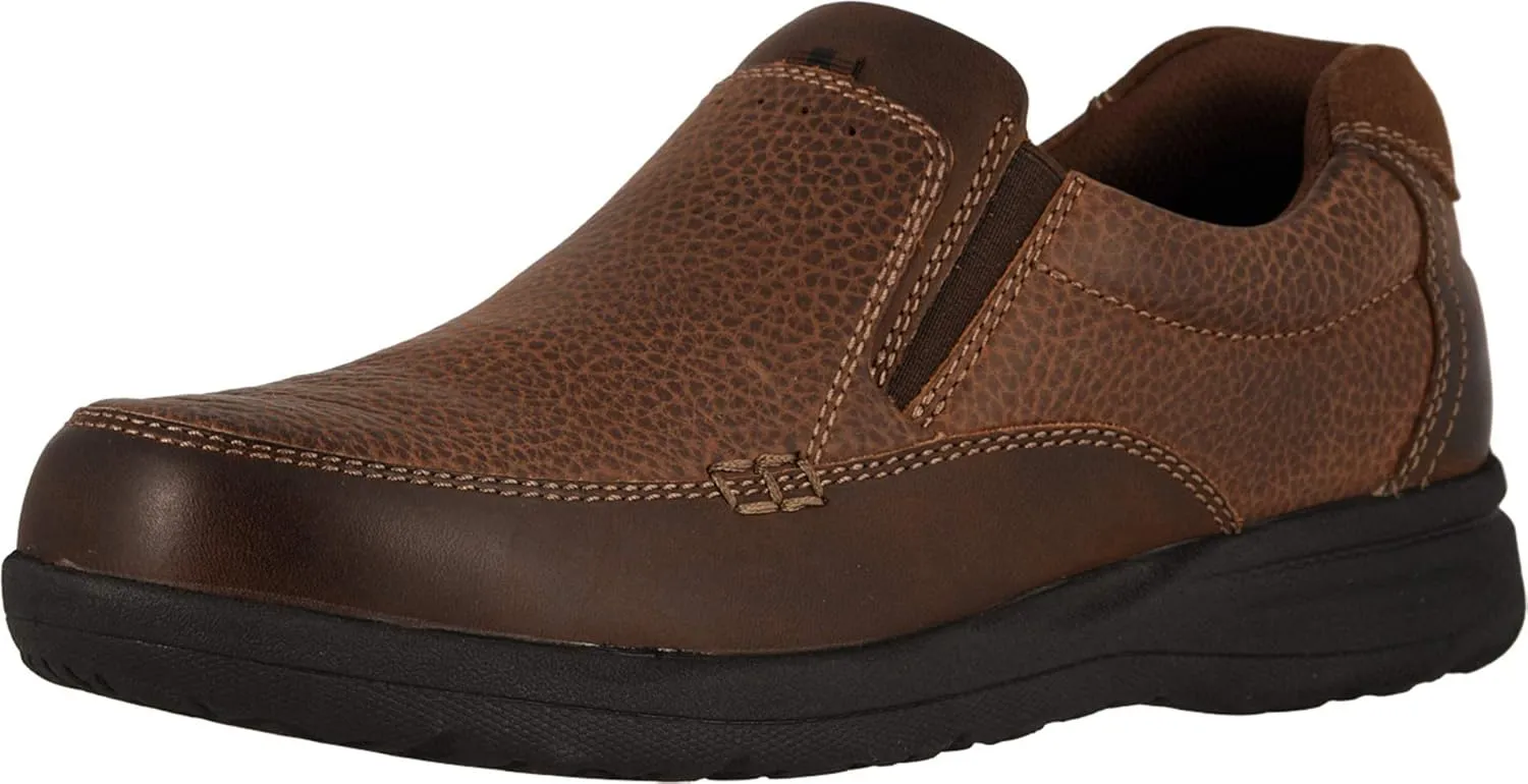 Nunn Bush Cam Moc Toe Slip-On Brown Crazy Horse 9