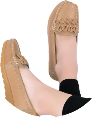 Orthopedic Loafers for Women 2025 Classic Comfort Leather Business Casual Shoes Lightweight Penny Loafer Slip On Work Flats Casual Stylish Dress Shoes