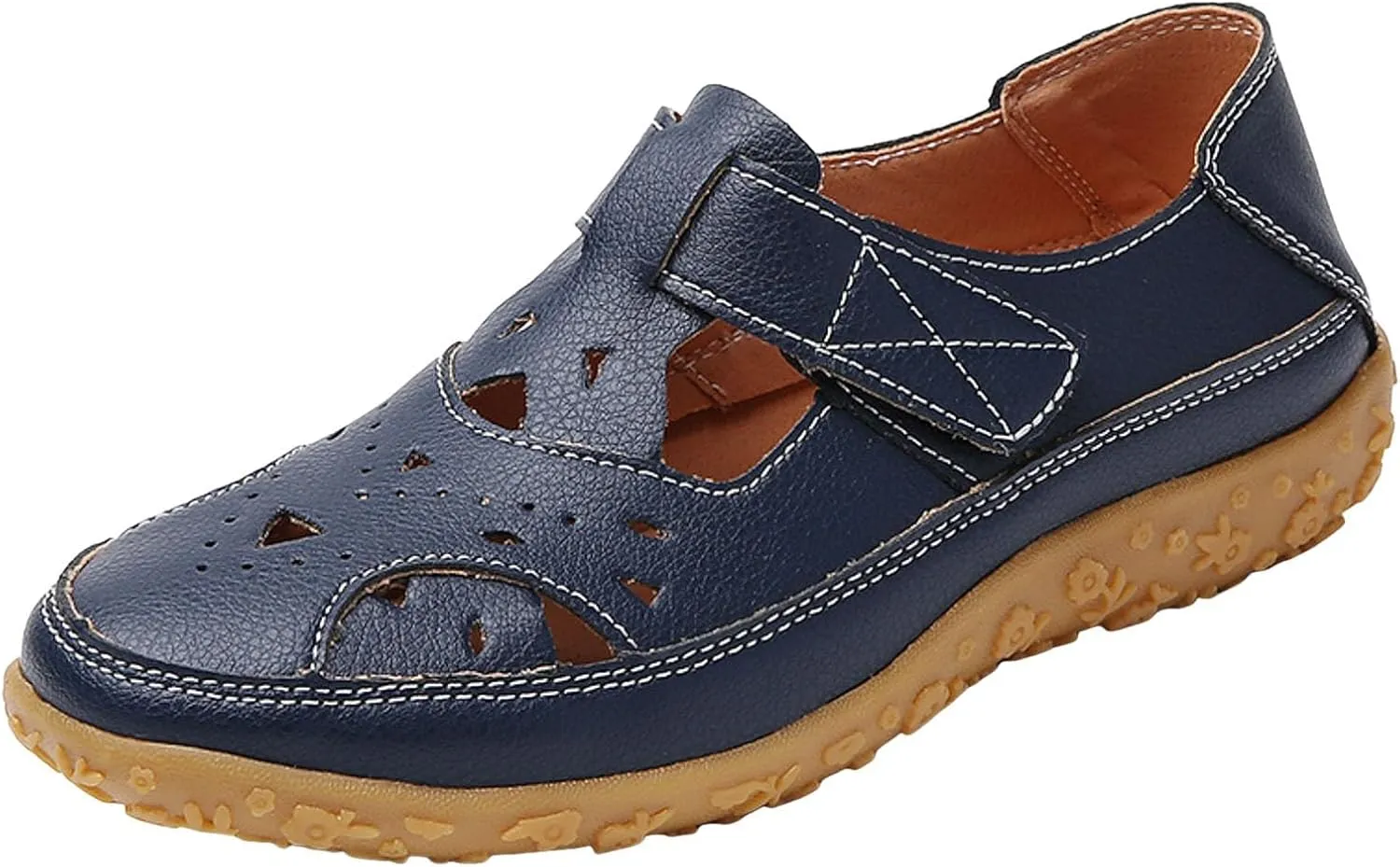 Orthopedic Loafers for Women Summer Dressy 2025 Women's Casual Closed Toe Sandals Comfortable Soft Sole Ankle Strap Orthotic Beach Vacation Party Shoes