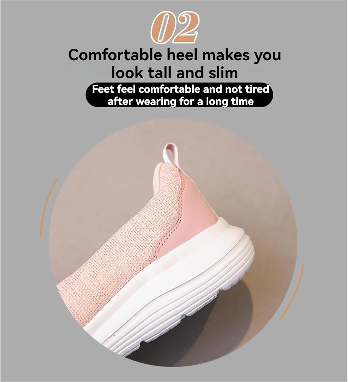 Orthopedic Shoes for Women Comfortable Mesh Arch Support Walking Loafers, Breathable Low Top Soft Sole Non-Slip Sneakers Casual Comfort Walking Sneakers