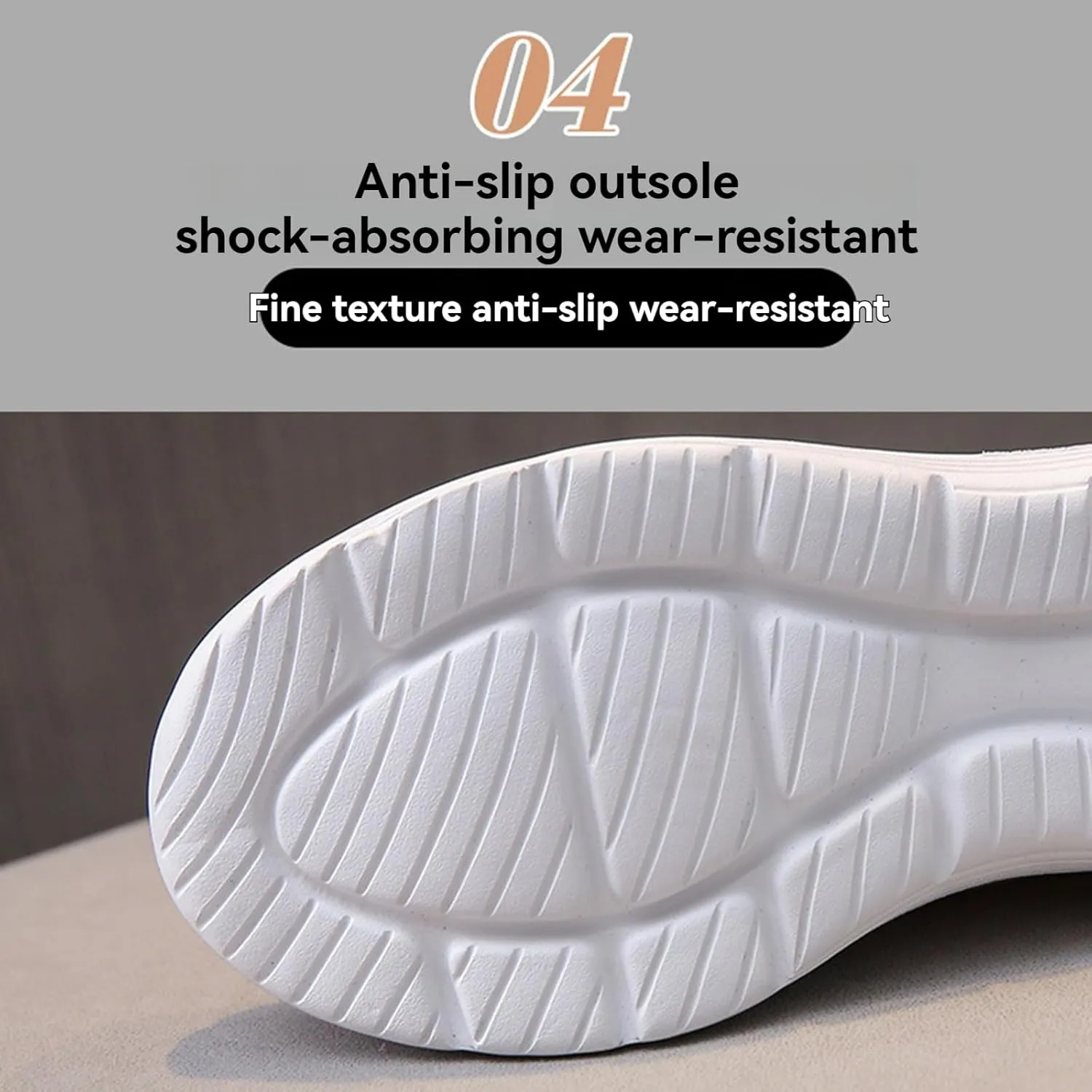Orthopedic Shoes for Women Comfortable Mesh Arch Support Walking Loafers, Breathable Low Top Soft Sole Non-Slip Sneakers Casual Comfort Walking Sneakers
