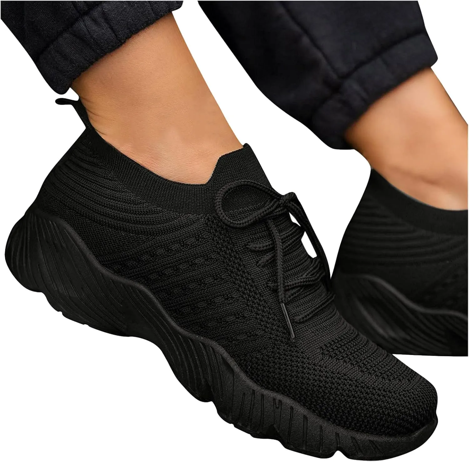 Platform Sneakers for Women Fashion Glitter Tenis Antideslizantes para Mujer De Cocina Womens Slip On Shoes Wide Toe Box Plantar Fasciitis Shoes Women Slip Ons Zapatos Comodos para Mujer
