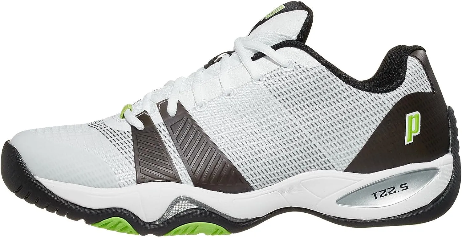 Prince T22.5 White/Green/Black Men's Shoes