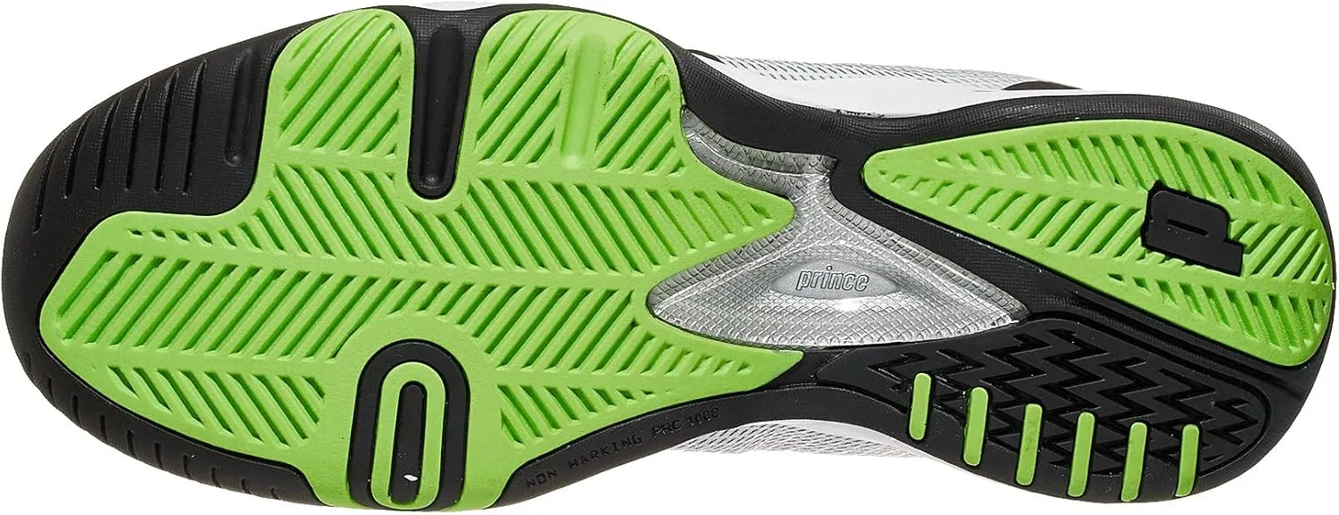 Prince T22.5 White/Green/Black Men's Shoes