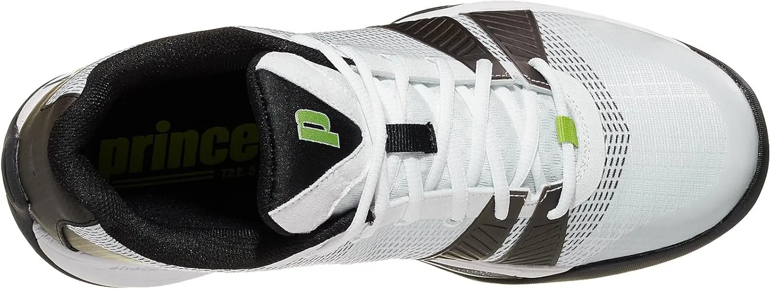 Prince T22.5 White/Green/Black Men's Shoes