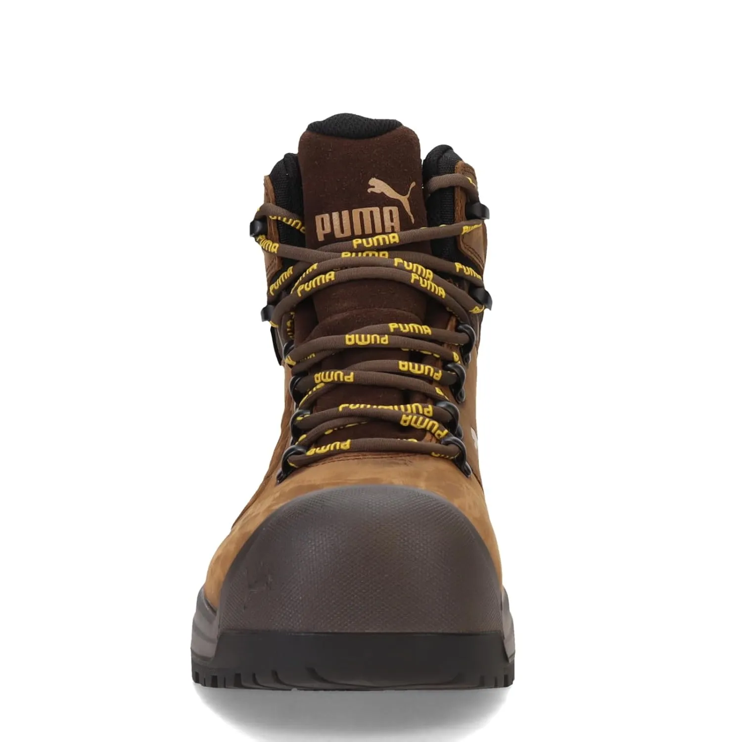 PUMA Men's Iron 6" Composite Toe Industrial Boot, Brown, 11.5