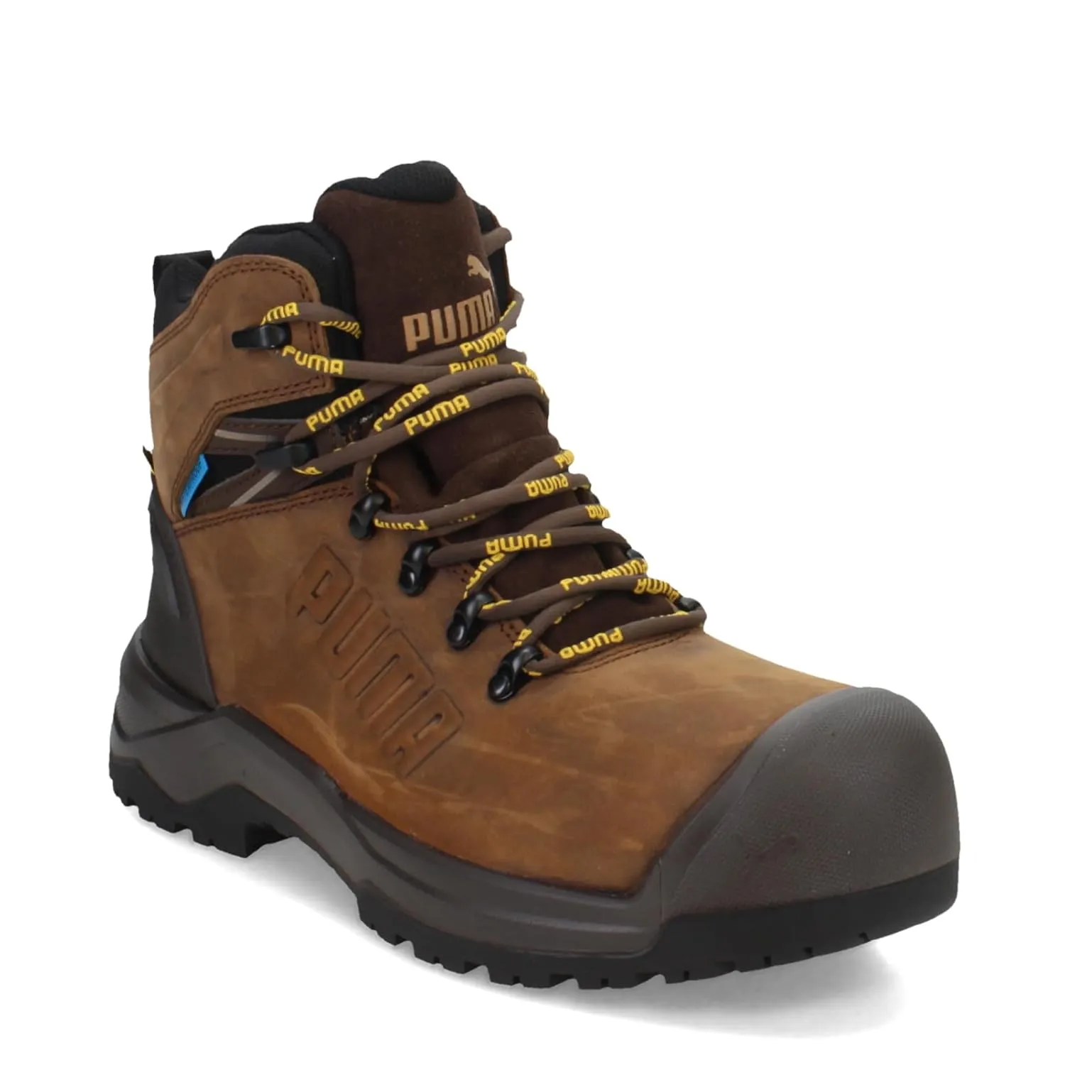 PUMA Men's Iron 6" Composite Toe Industrial Boot, Brown, 11.5