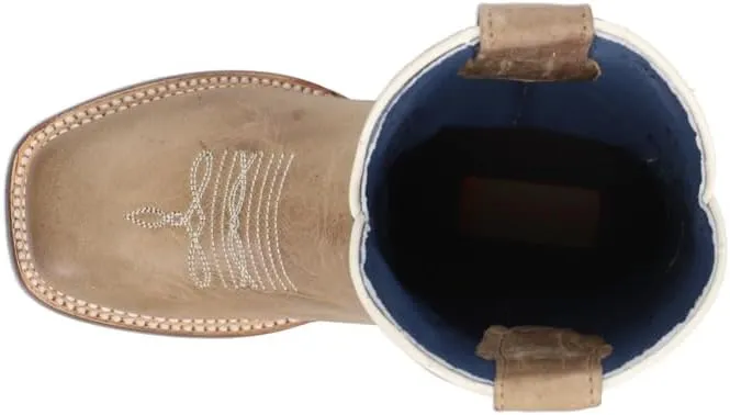 ROPER Kids Boys Brands Square Toe Casual Boots Mid Calf - Brown