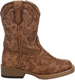 ROPER Toddler Boys Scout Square Toe Casual Boots Mid Calf - Brown