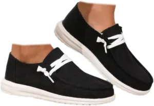 SACFOF Slip on Loafers Shoes for Women Orthopedic Casual Loafers with Arch Support Comfotable Lightweight Casual Boat Shoes