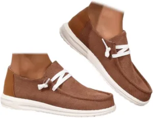 SACFOF Slip on Loafers Shoes for Women Orthopedic Casual Loafers with Arch Support Comfotable Lightweight Casual Boat Shoes