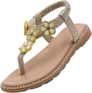 Sandals Shoe for Big Kid Summer Children's Princess Shoes Baby Medium And Large Children's Soft Sole Fashionable Beach Sandals