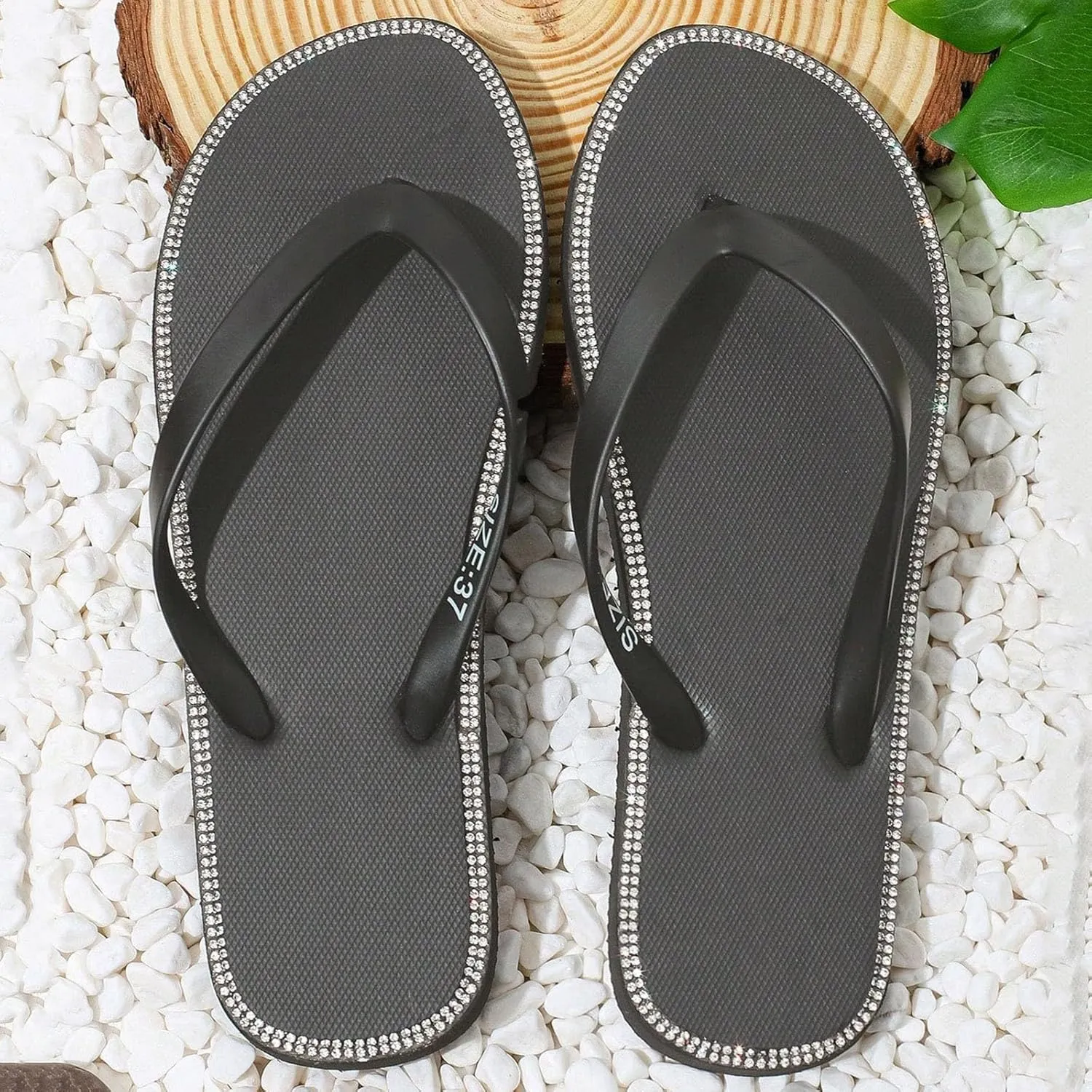 Sandals Women Flip Flops 2024 Thong Sandals Casual Sandals Sparkly Beach Sandals Slippers Slides Slip on Comfortable Shoes