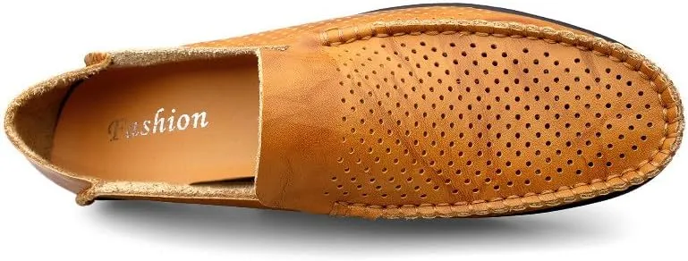 Santimon Men's Loafers Casual Slip On Shoes Soft Mules for Men Lightweight Flat Driving Boat Shoes