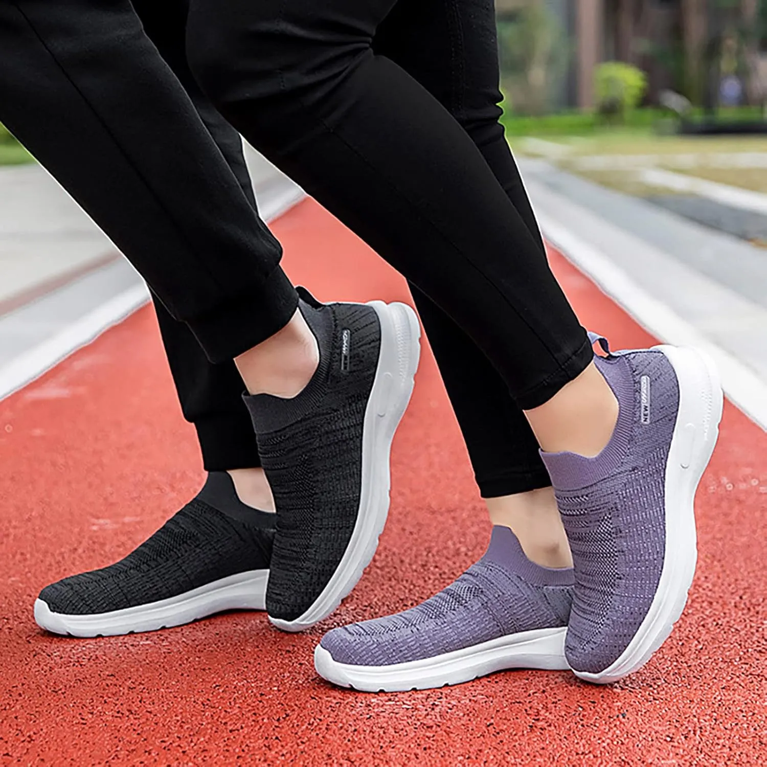 SBGMoSJ Womens High Top Sneakers Black and White Women's Fashion Sneakers Slip Ons Cute Black Sneakers for Women Dressy Womens Sneakers Wide Width Size 11 Wide Slip On Shoes for Women