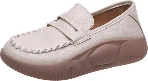 Shoes for Women, Orthopedic Platform Loafers Slip-On Thick Sole Casual Soft Sole Lightweight Comfort Walking