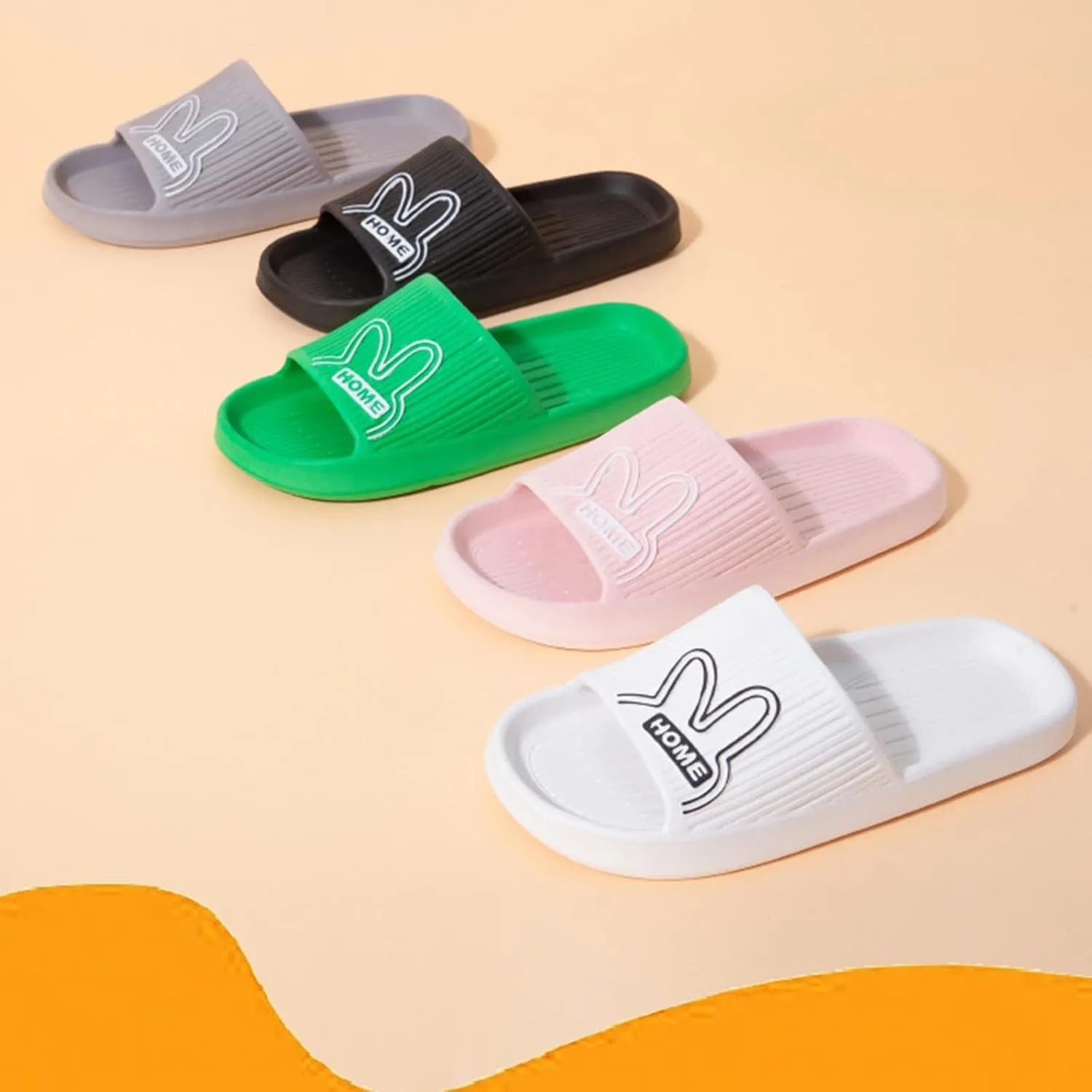 Shower Shoes for Women Lightweight Beach Sandals Soft Sole Open Toe Pillow Slippers Travel Slippers for Women