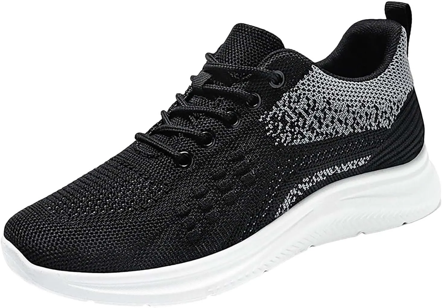 Sneakers for Men Work Shoes Women Women's Loafer Flat Round Toe Slip On Casual Black Loafers Women Comfortable Platform Sneakers for Women Black