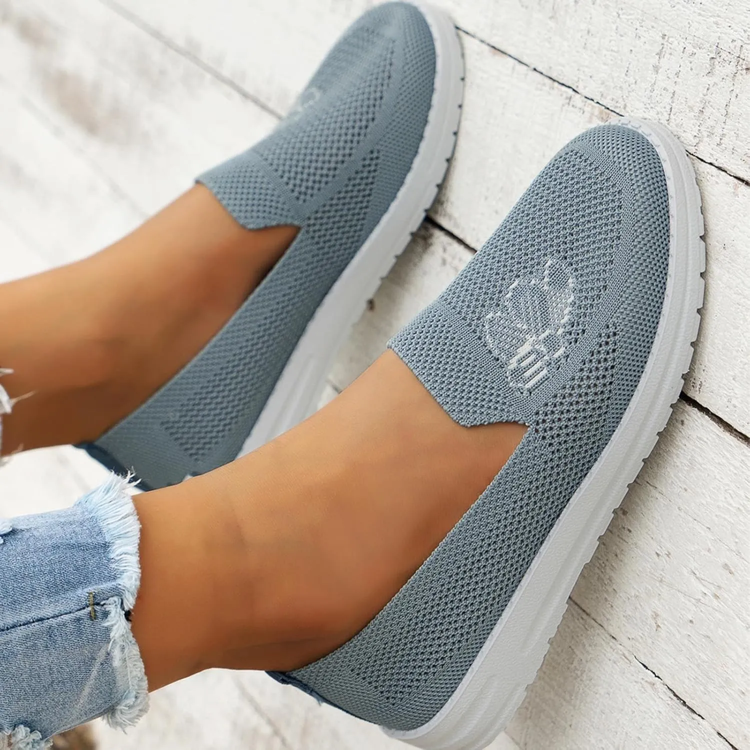 Sneakers for Women Wide Width 2023 Non Slip Work Shoes Women Size 8 Shoes for Women Sneakers Trendy White Platform Sneakers for Women 6 Wide Womens Black Walking Sneakers Size 8