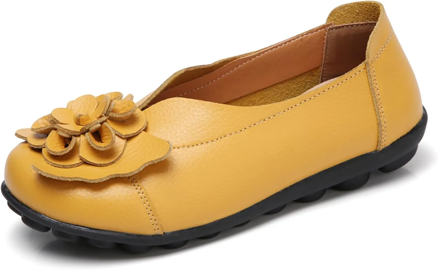 Solaud Women's Comfortable Loafers Soft Slip on Casual Round Toe Moccasins Driving Flats Work Walking Shoes