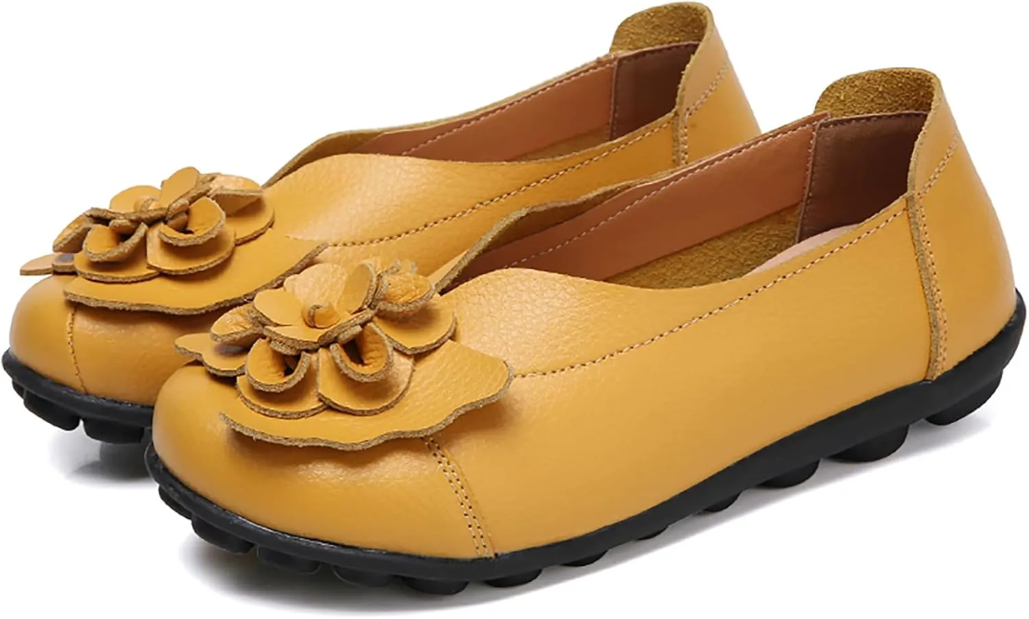 Solaud Women's Comfortable Loafers Soft Slip on Casual Round Toe Moccasins Driving Flats Work Walking Shoes