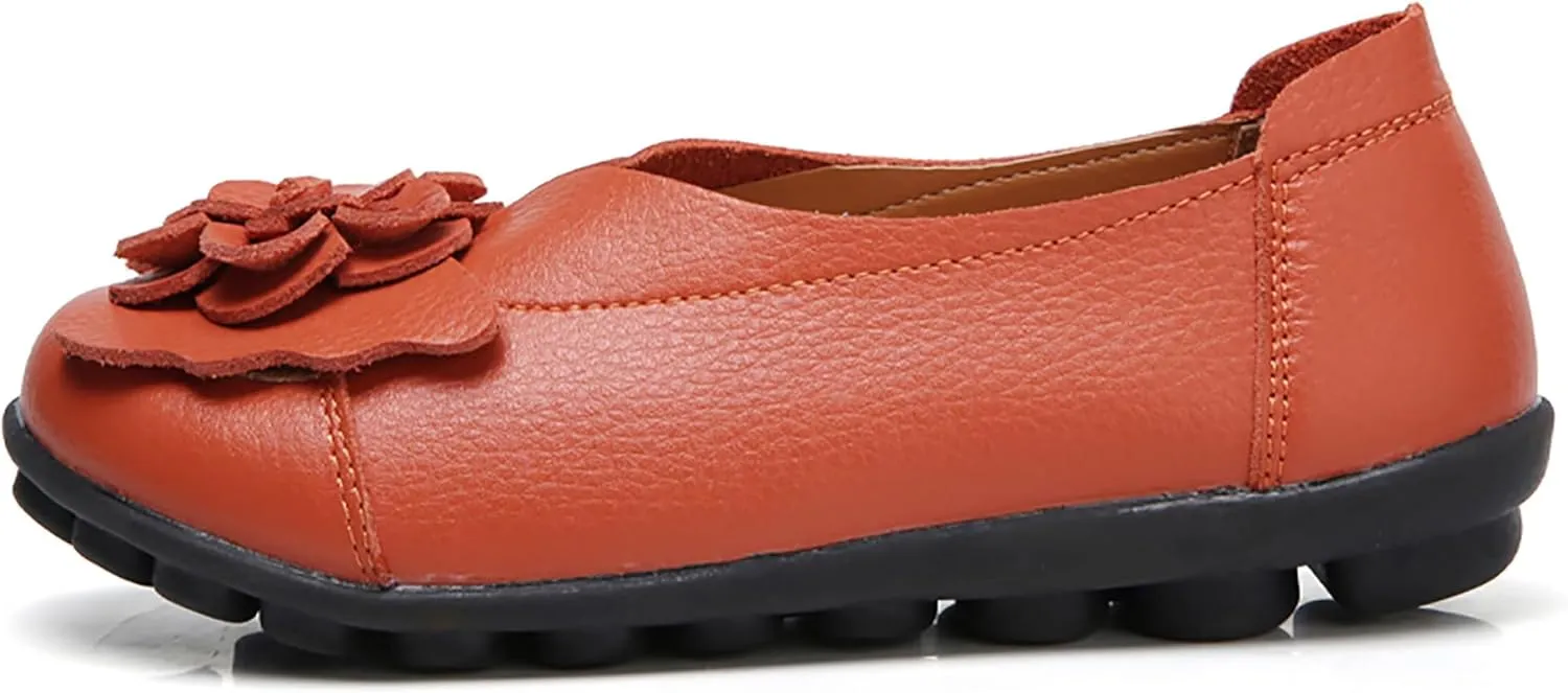 Solaud Women's Comfortable Loafers Soft Slip on Casual Round Toe Moccasins Driving Flats Work Walking Shoes