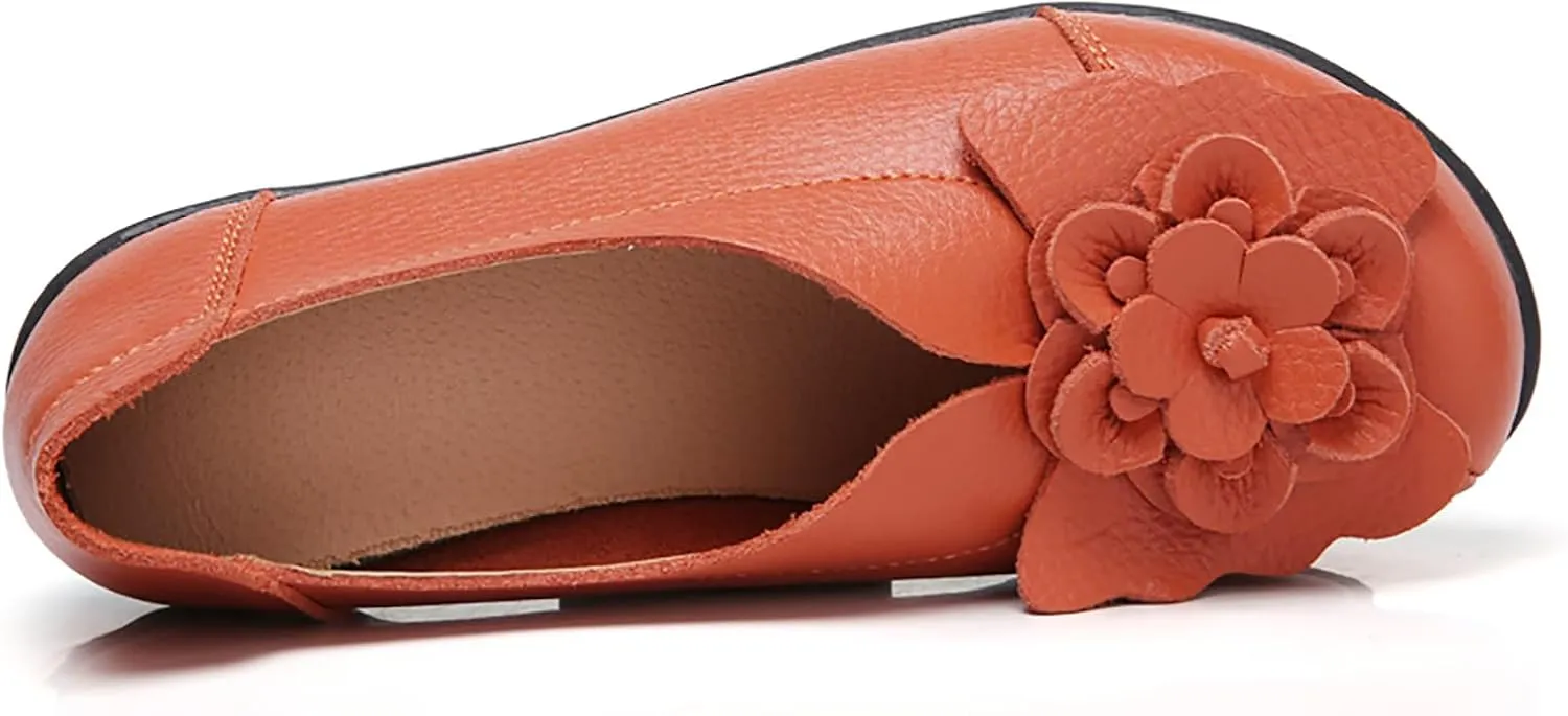 Solaud Women's Comfortable Loafers Soft Slip on Casual Round Toe Moccasins Driving Flats Work Walking Shoes