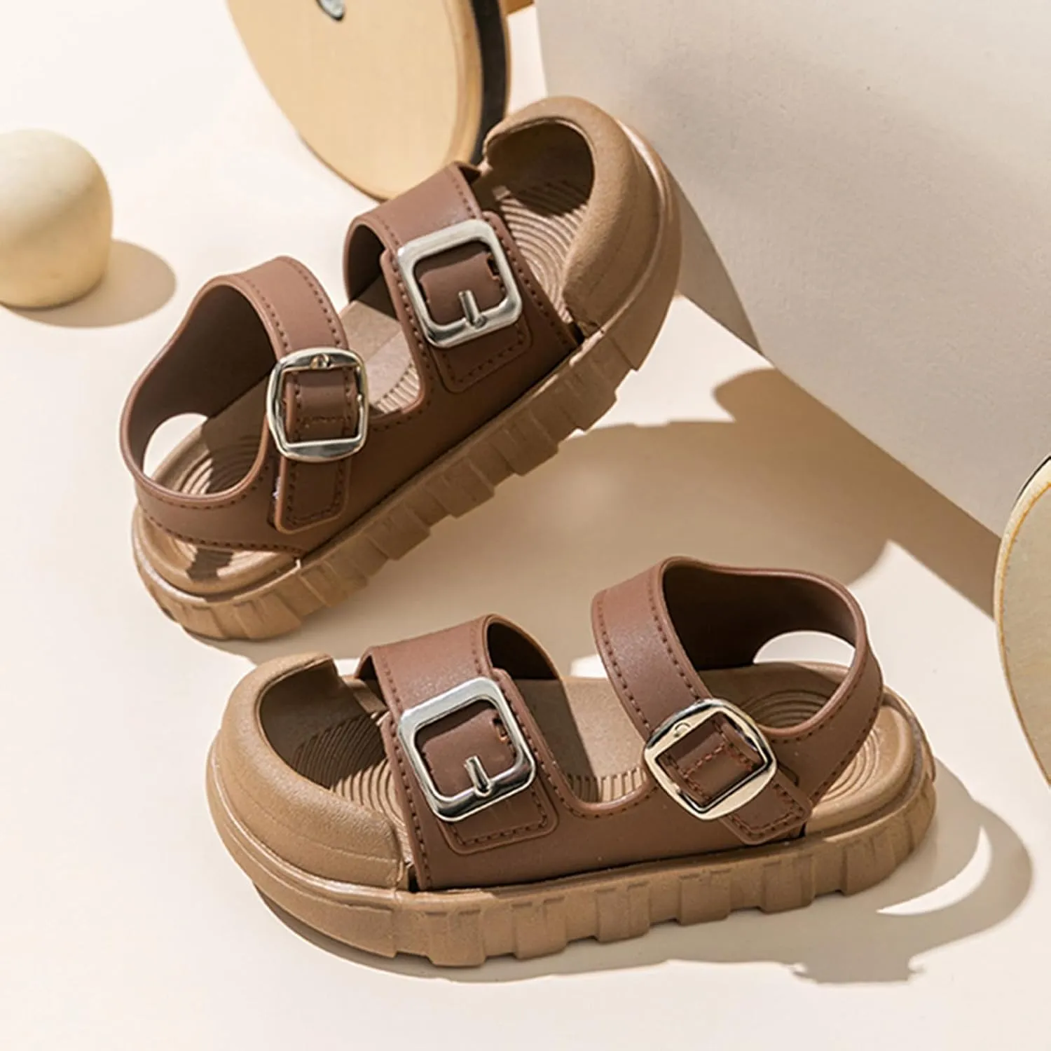 Summer Sandals Versatile Casual Fashion Middle and Small Children Non Slip Soft Sole Outer Sandals for Toddler Girls