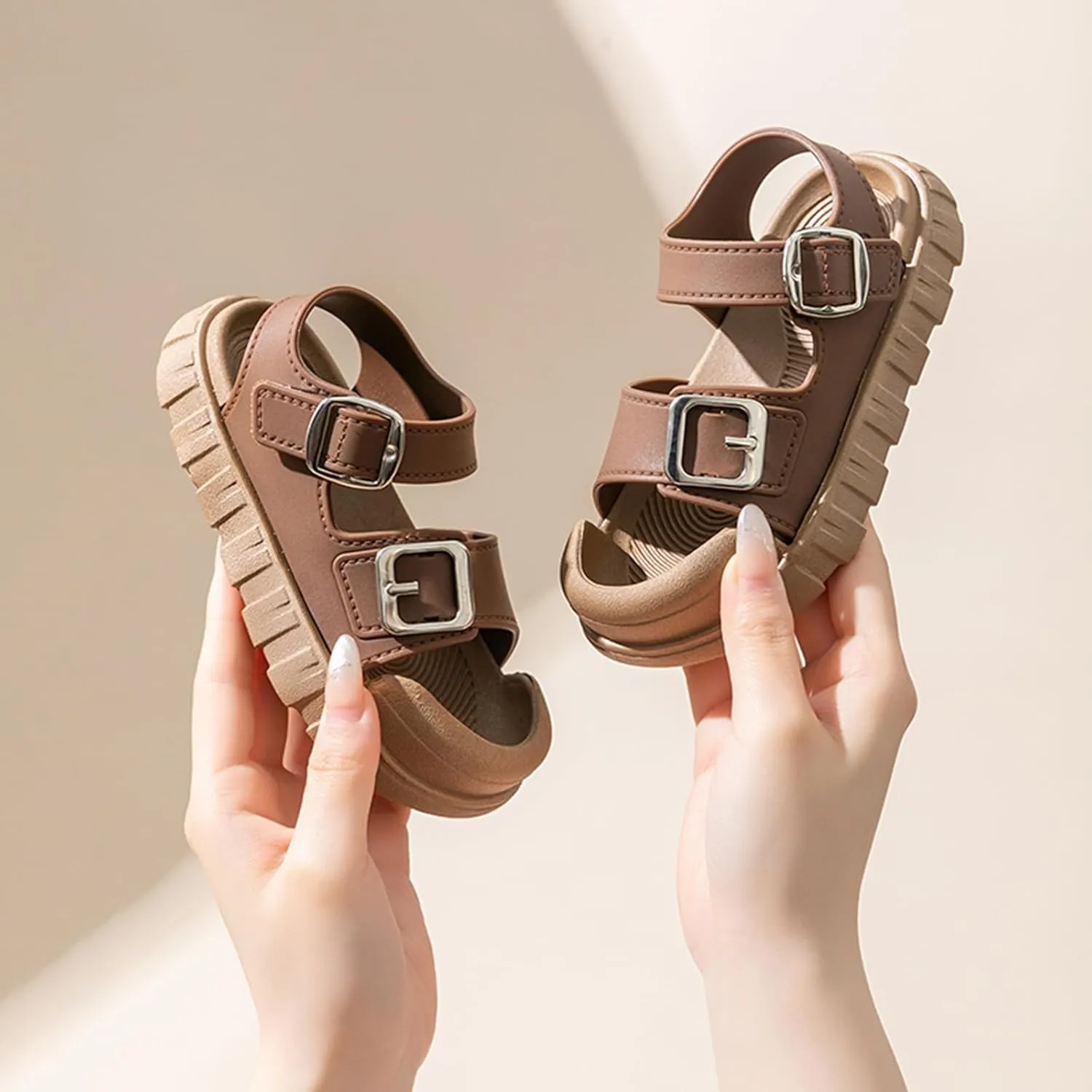 Summer Sandals Versatile Casual Fashion Middle and Small Children Non Slip Soft Sole Outer Sandals for Toddler Girls