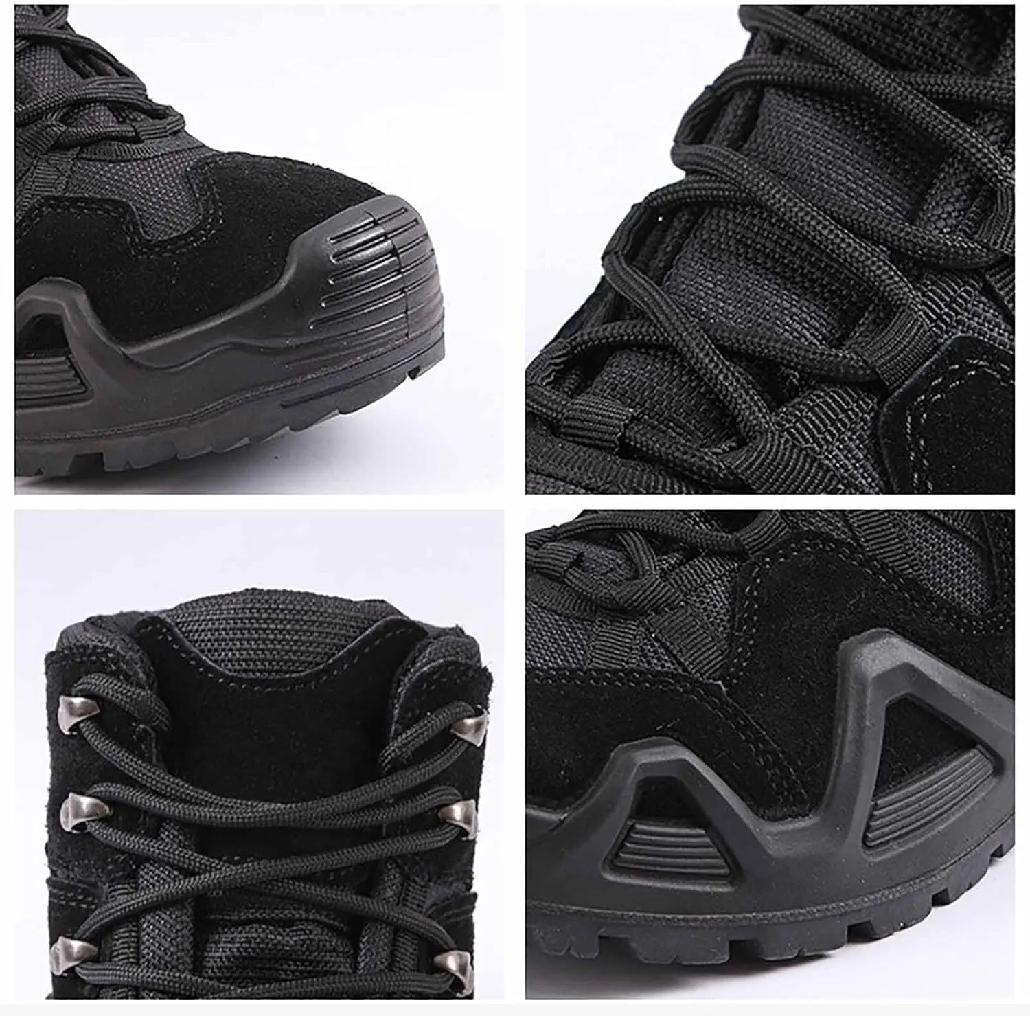 Tactical Boots for Men, Durable Army Combat Boots, Lightweight Non-Slip Hiking Boots for Men, Waterproof Security Boots, Breathable Military Combat Desert Boots